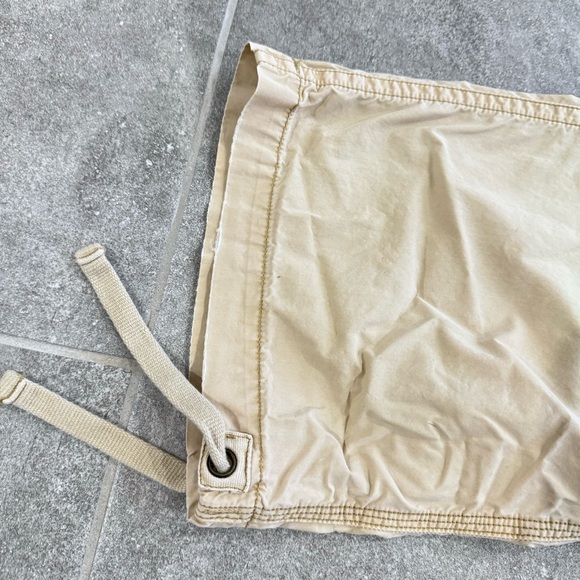 Vintage Y2K American Eagle baggy wide leg Tan Sz 10 cargo pants Gorpcore Skater - Picture 4 of 12